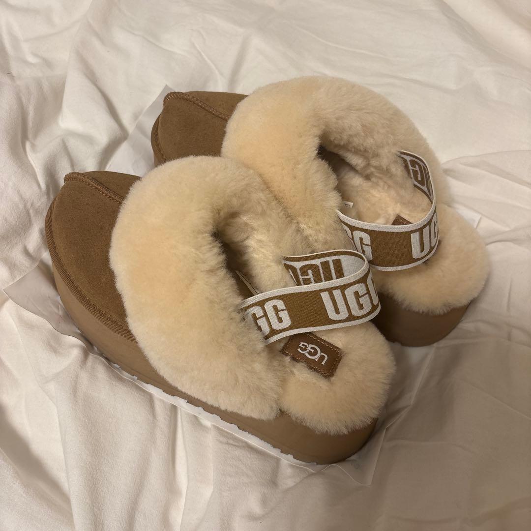 UGG FUNKETTE アグ ファンケット チェスナット 24cm サイズ - メルカリ