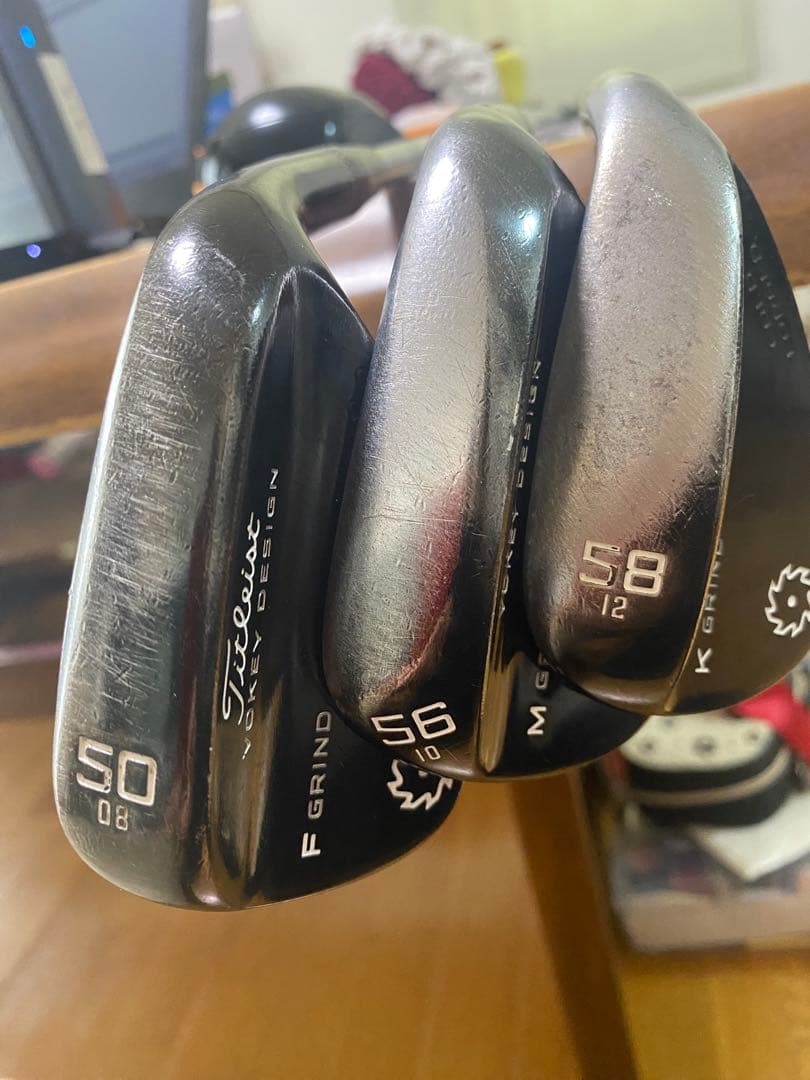 Vokey ボーケイ コールドフォージドブラック3本セット