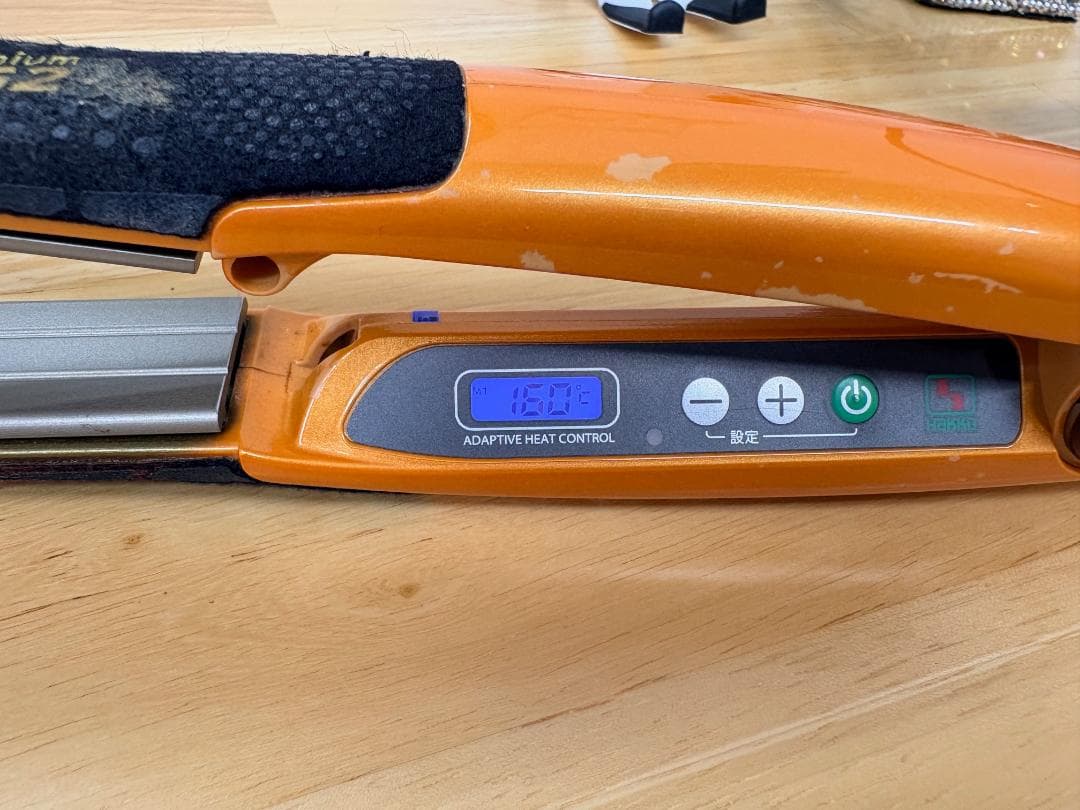 ADST Premium DS2 ヘアアイロン・ジャンク扱い コード修理歴あり