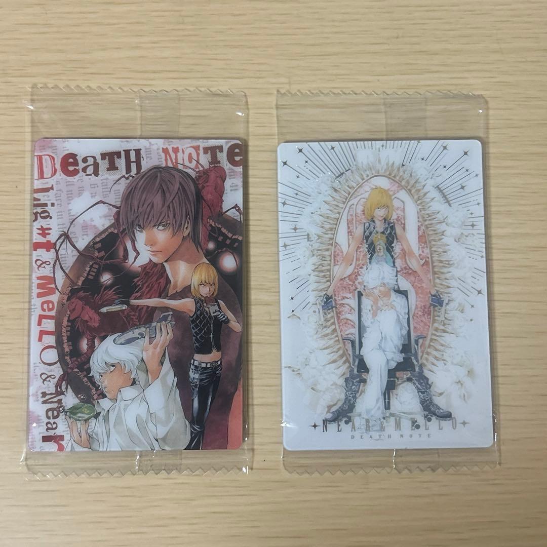 DEATHNOTE デスノート ウエハース SR VR ニア メロ 夜神月 キラ - メルカリ