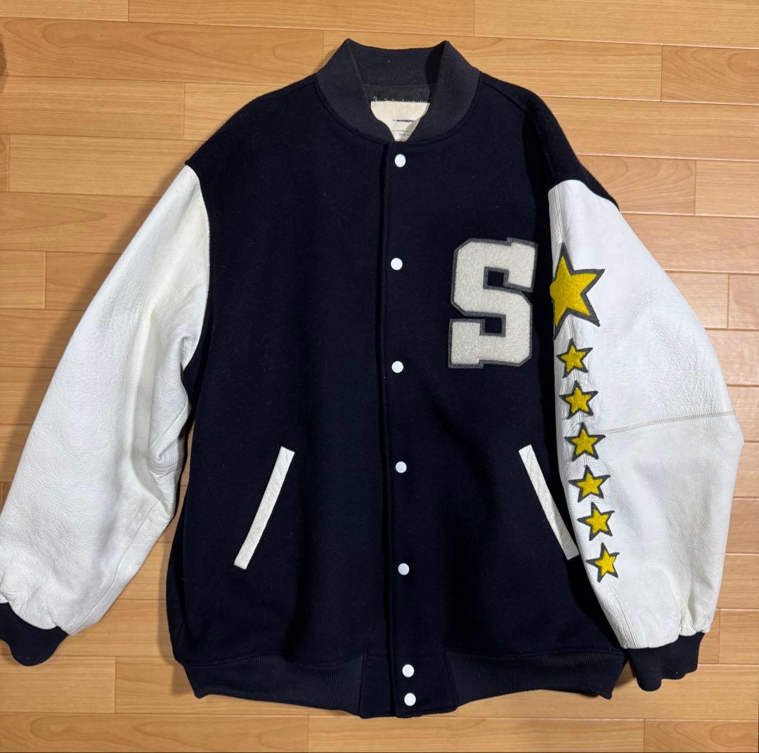 Swagger レザースタジャン レアサイズ　2XL 中古・古着通販】SWAGGER (スワッガー) スタジャン オリーブ サイズ:L