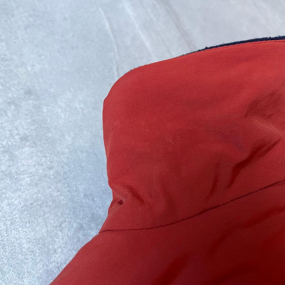 90s L.L.Bean ウォームアップジャケット 裏フリース オレンジ S