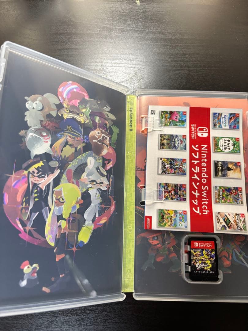 スイッチライトイエロー 本体 箱付き＋スプラ3 32GB SDカード付き