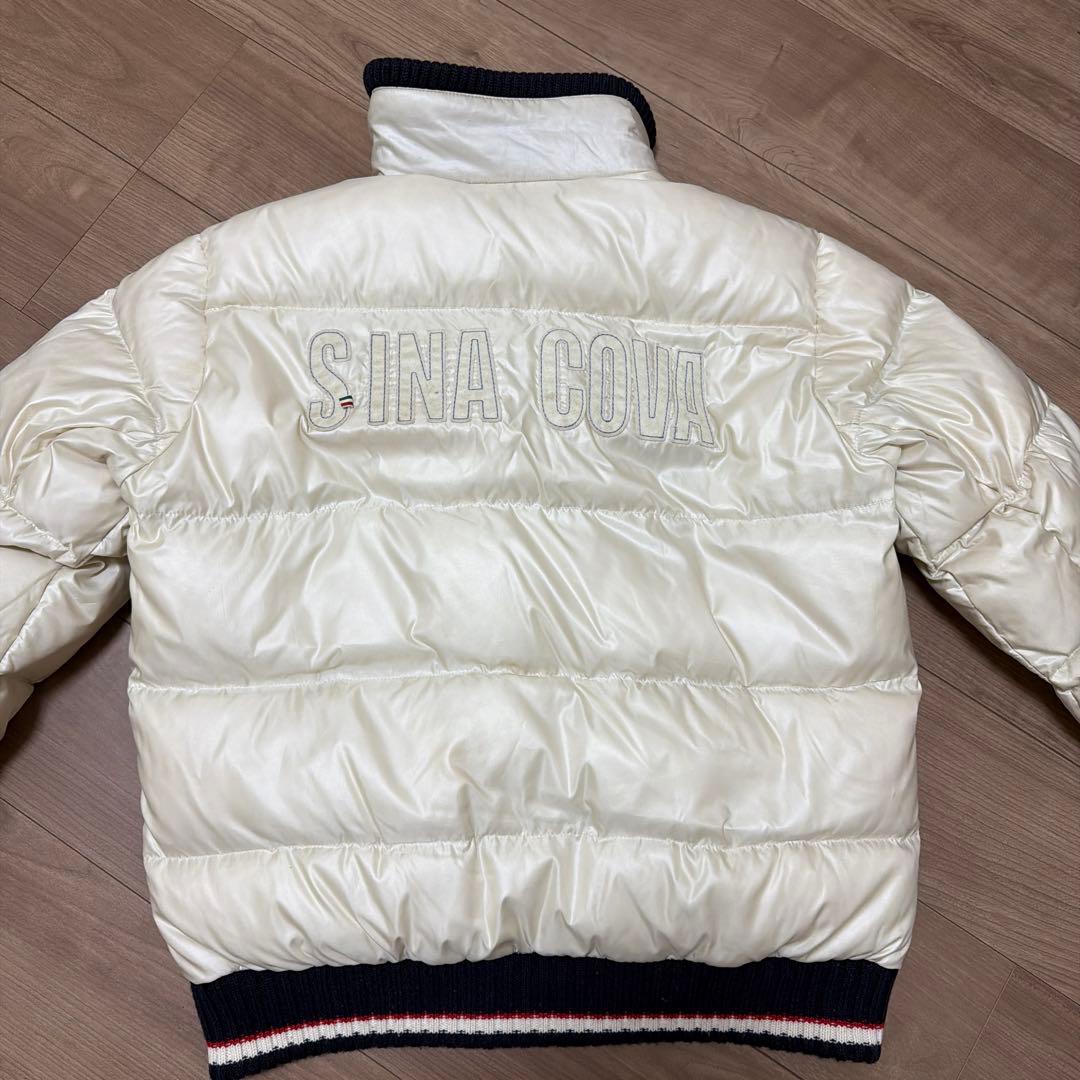 希少 SINA COVA ダウンジャケット ホワイ トシナコバ L