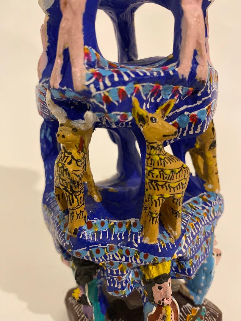 メキシコ工芸品 メキシカンクラフトアート 木彫り人形