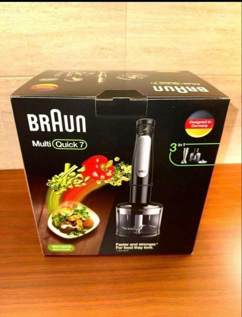 【新品未使用】ブラウン MQ7030XG ハンドブレンダー 楽天市場】ブラウン マルチクイック 7 ハンドブレンダー [MQ7030XG