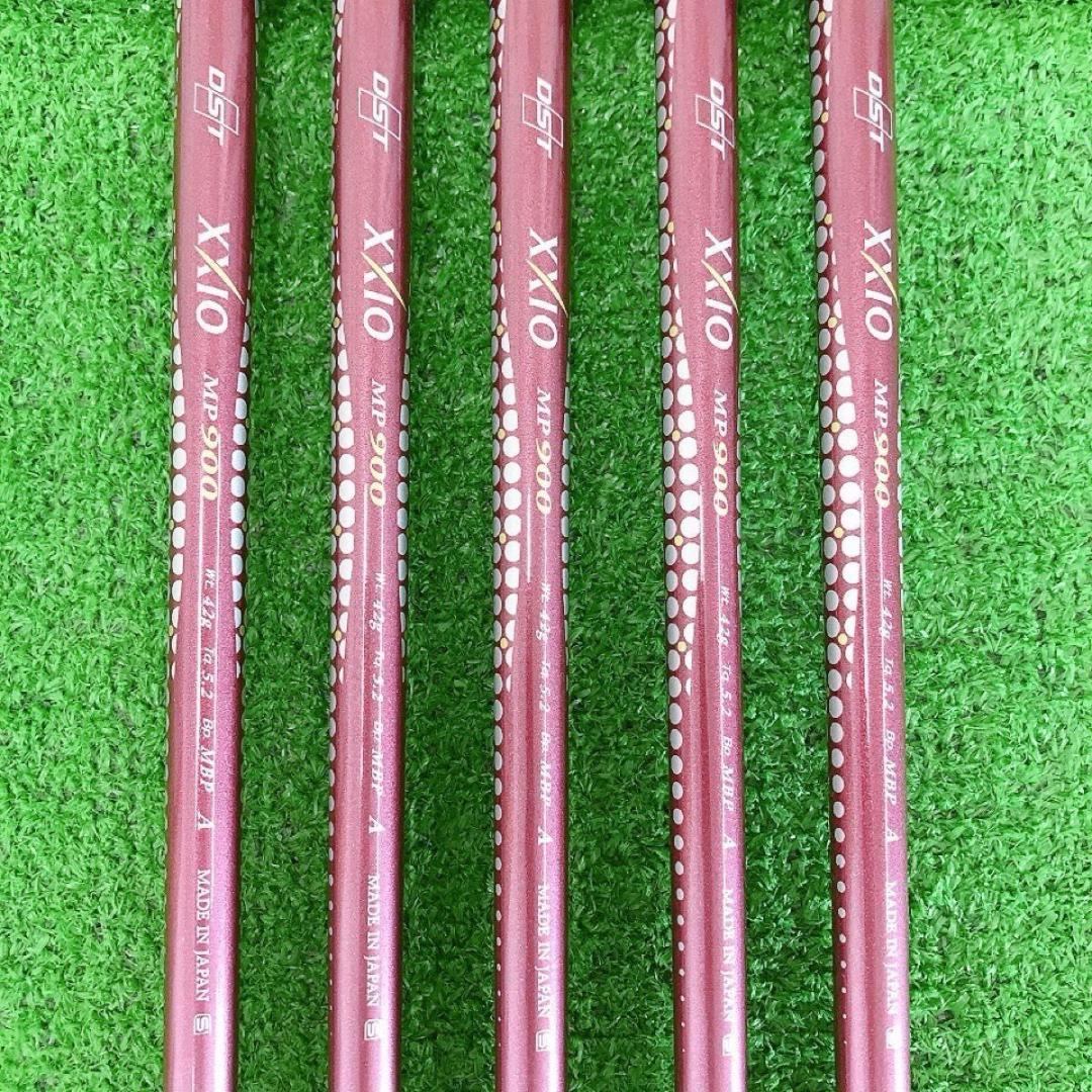 タ78☆ゼクシオナイン 5本レディースアイアンセット A MP900L ボルドー