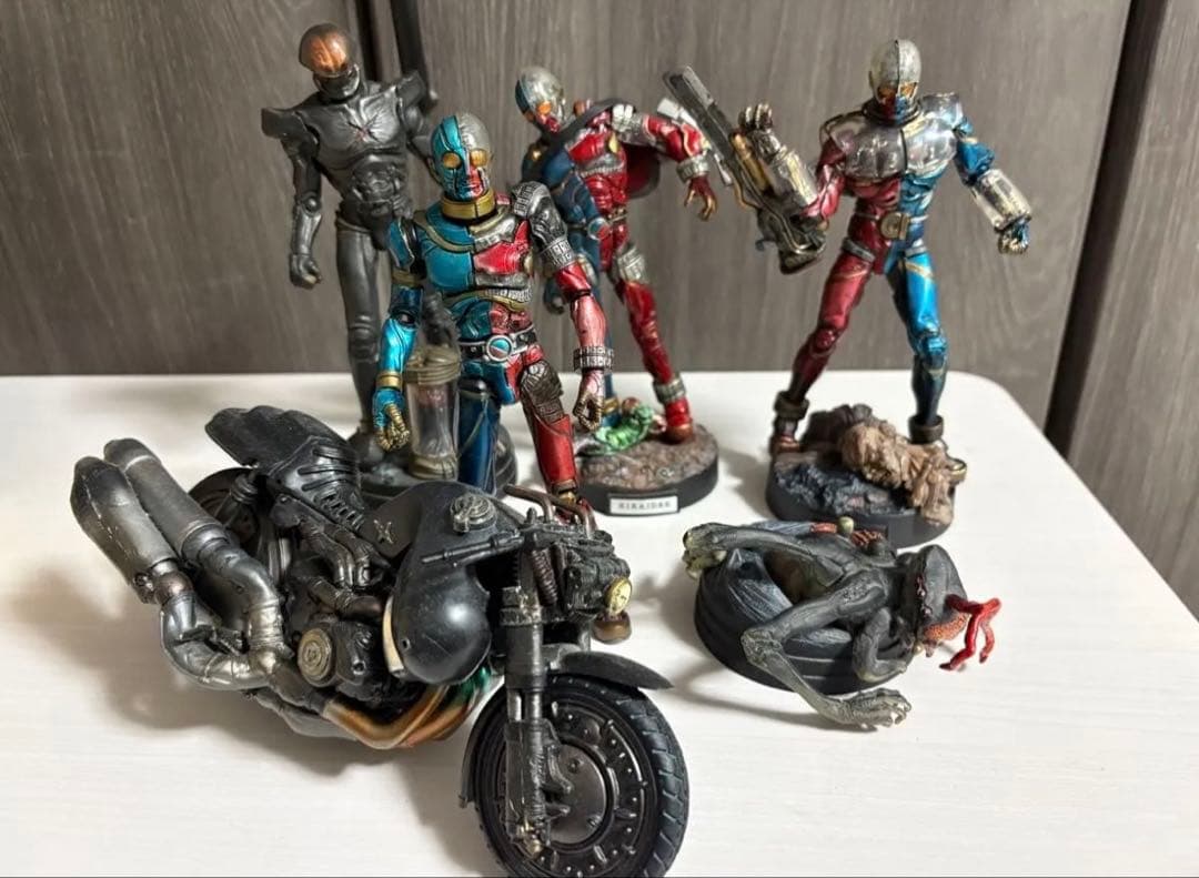 キカイダー・ハカイダーのフィギュア 4体セット BANDAI（バンダイ） S.H.フィギュアーツ限定品 キカイダー01