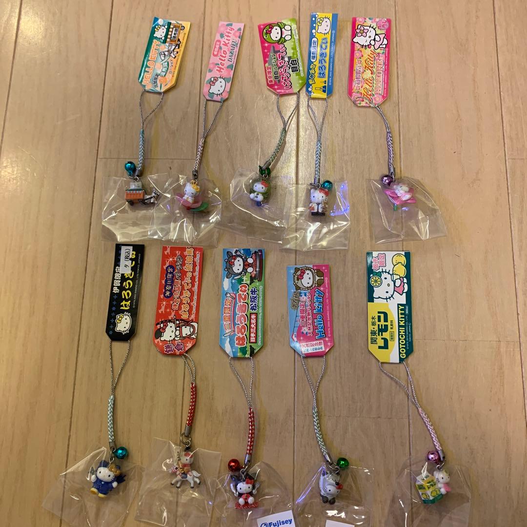 【レア】ご当地キティ　根付　 10個 まとめ売り① ご当地キティ♡10周年アニバーサリー 根付け 福井県第1号 - メルカリ