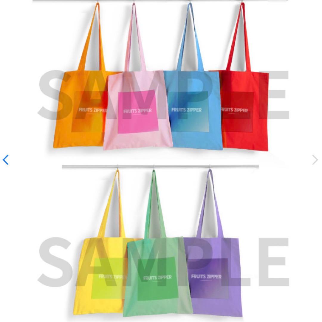 FRUITS ZIPPER 月足天音 トートバッグ リボン - メルカリ