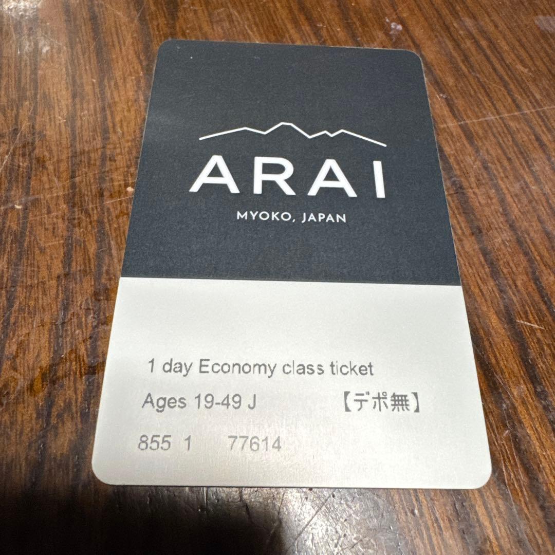 ロッテアライ エコノミークラスチケット2枚ロッテアライリゾート