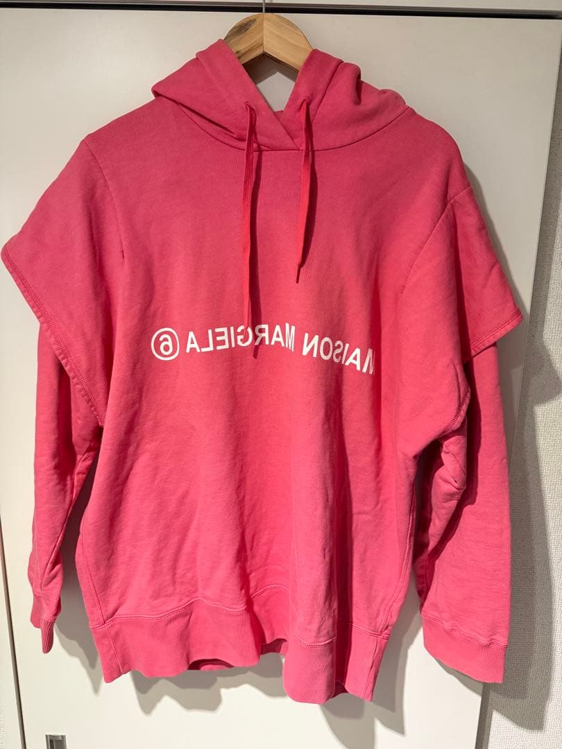 MM6 20SS レイヤードデザイン プリント スウェット M - メルカリ