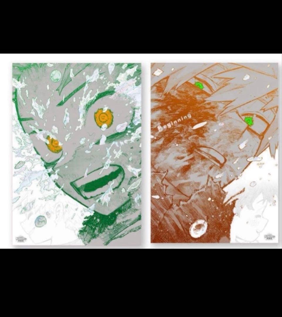 僕のヒーローアカデミア　原画展　爆豪勝己　緑谷出久　A2アートポスター m43924663754_1.jpg?1760906018
