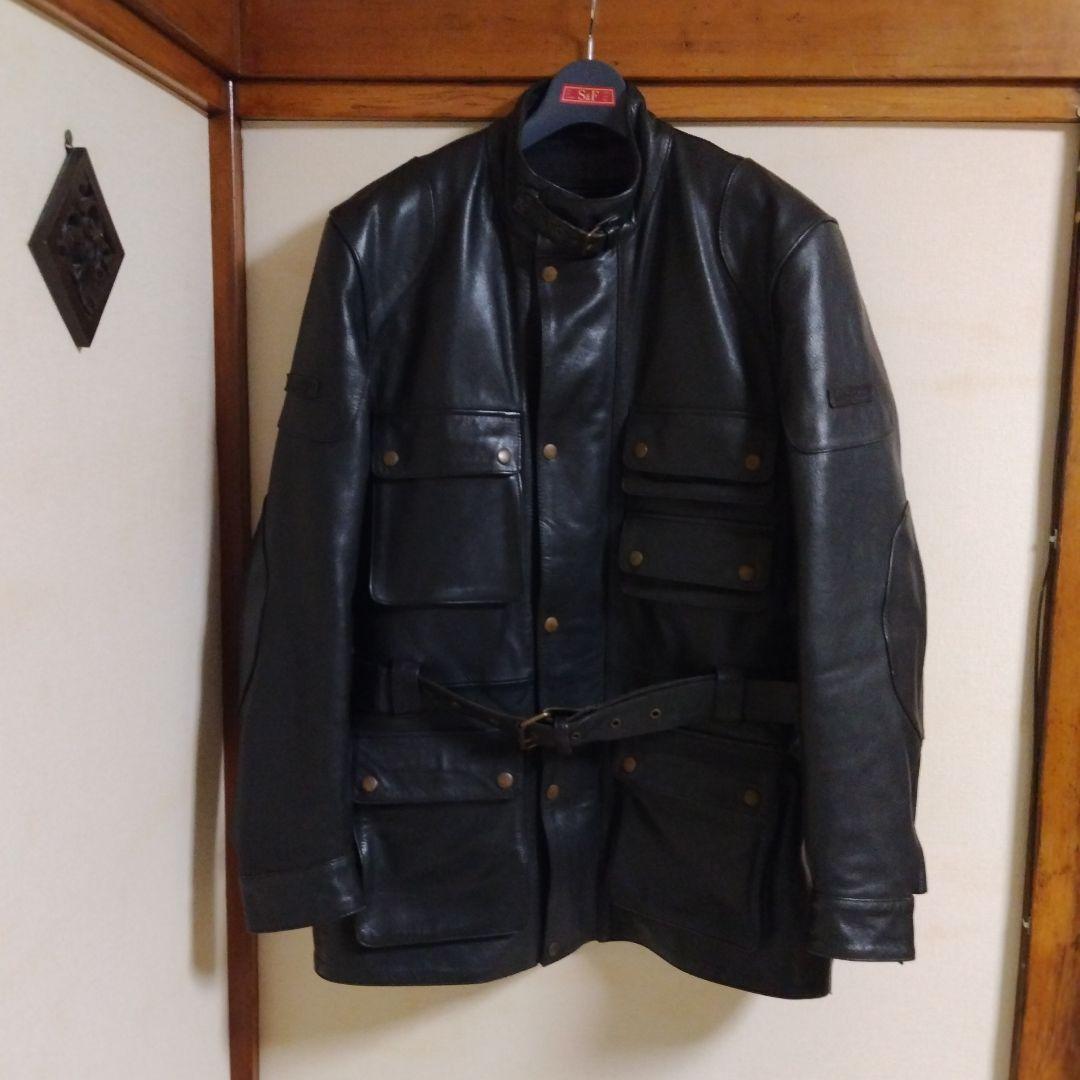 カドヤ kadoya ゴートスキンレザー ジャケット L キルテングインナー付