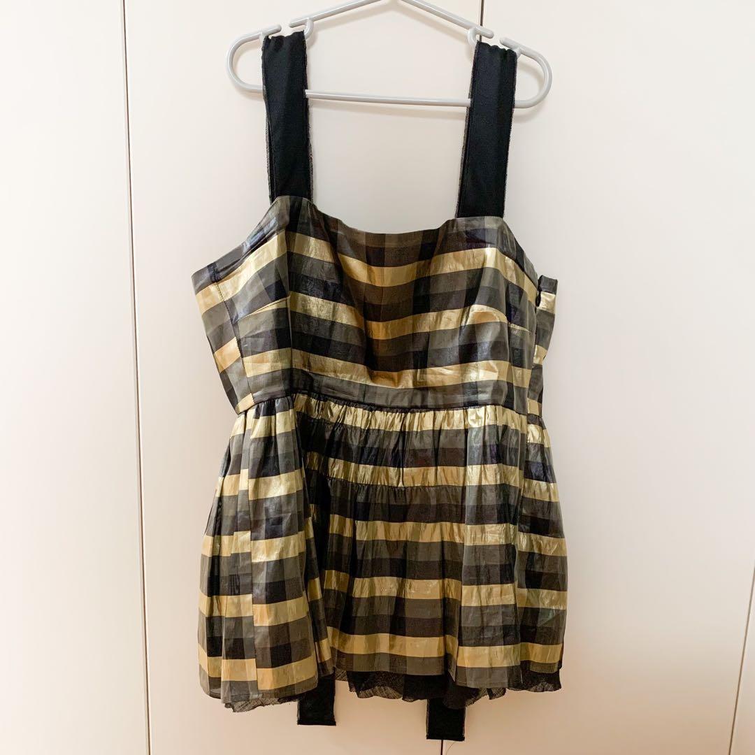 Curensology(カレンソロジー)シャイニーチェックビスチェ - メルカリ