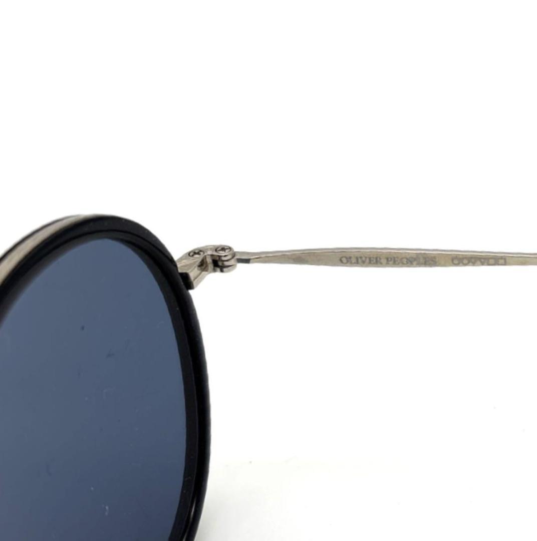 オリバーピープルズ Meline ブラック×シルバー ブルーレンズ 石井竜也