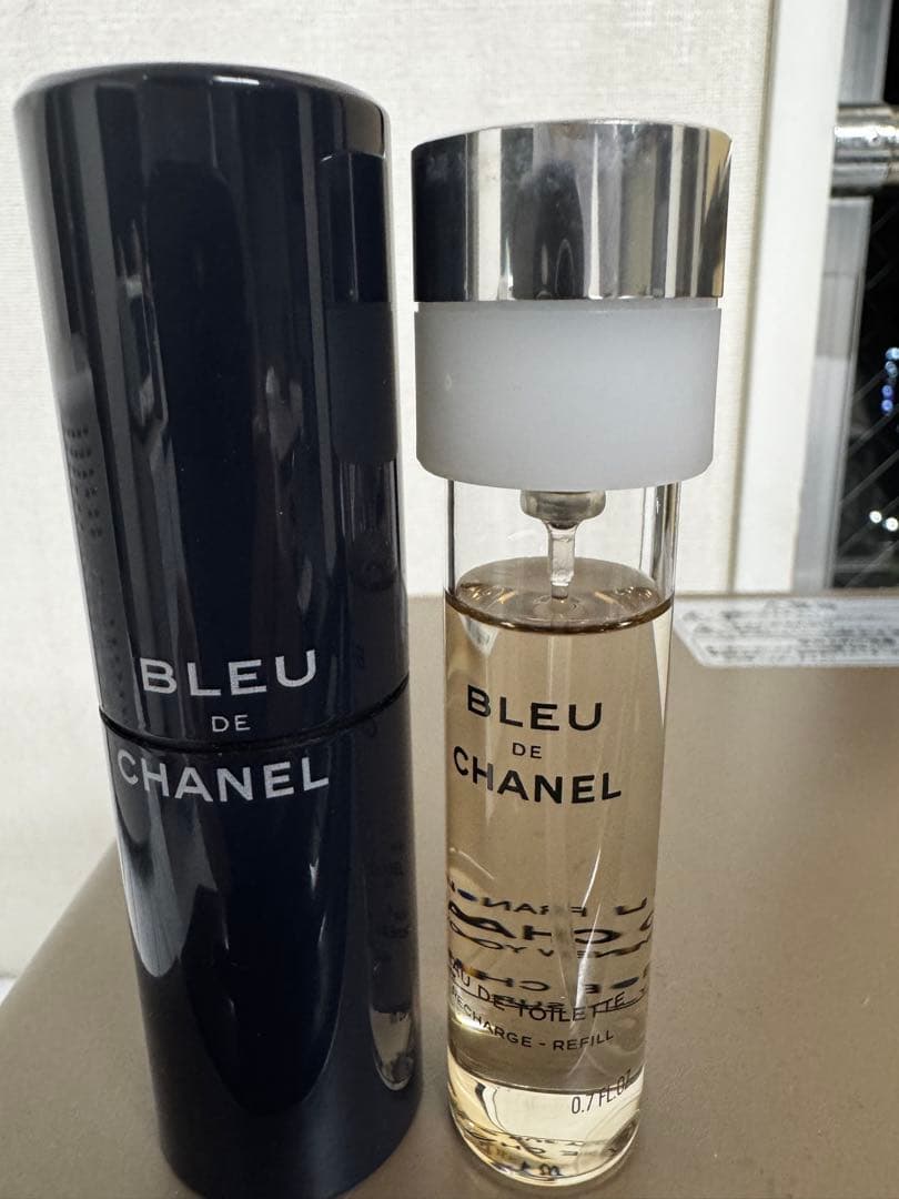 残量多 BLEU DE CHANEL オードトワレ トラベルケース＋リフィル
