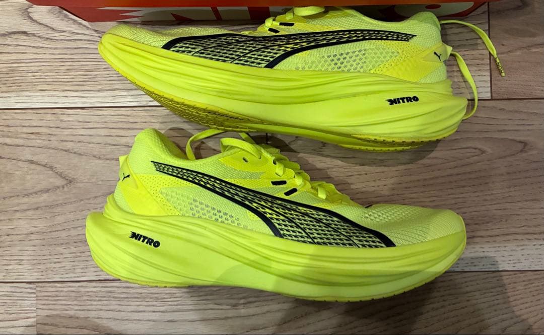 PUMA プーマ ディヴィエイトニトロ3 イエロー 26.5cm