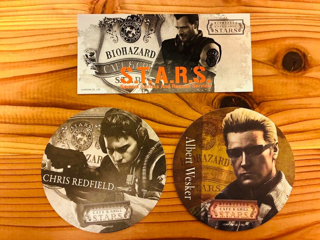 d*2様 ★激レア★ バイオハザード S.T.A.R.S. コースター ステッカ d*2様 ☆激レア☆ バイオハザード S.T.A.R.S. コースター ステッカ d*2