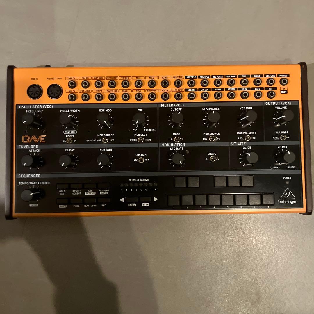 Behringer RAVE アナログシンセサイザー Amazon.co.jp: ベリンガー アナログセミモジュラーシンセサイザー