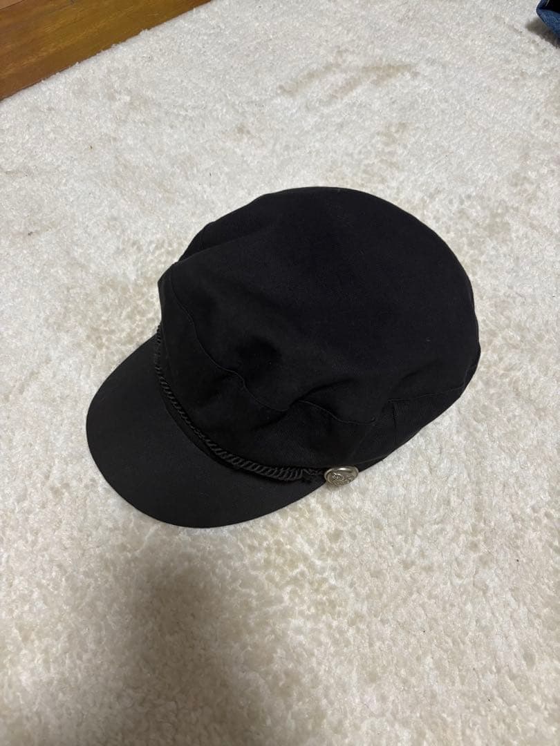 ブラック キャスケット y2k 平成ギャル ダークコア00sグランジ - メルカリ