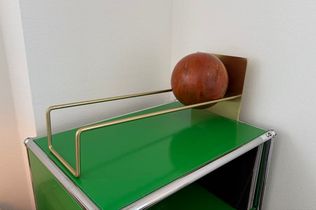 Slope Bookend \"Gold\" スロープブックエンドゴールド 本棚