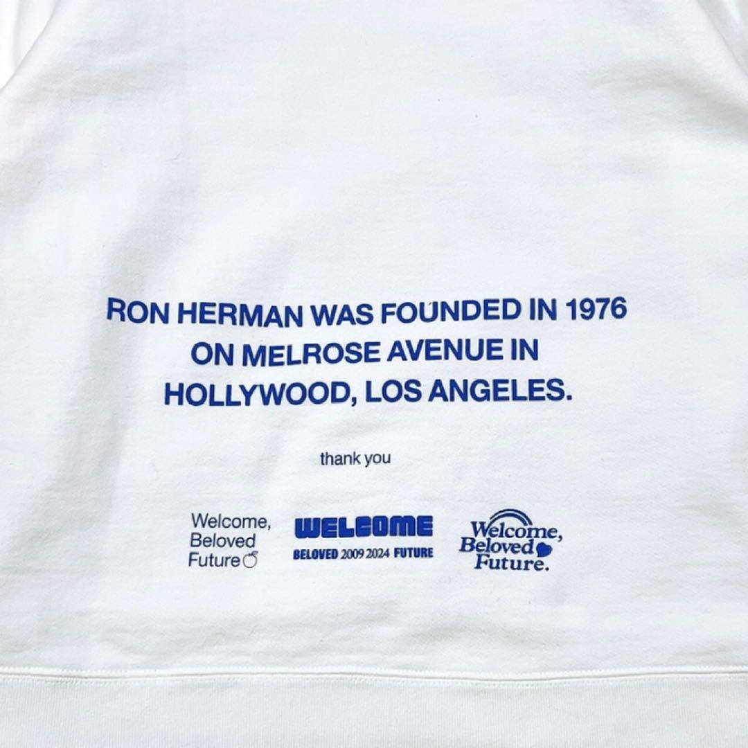 15周年記念 ロンハーマン クルーネック スウェット トレーナー S