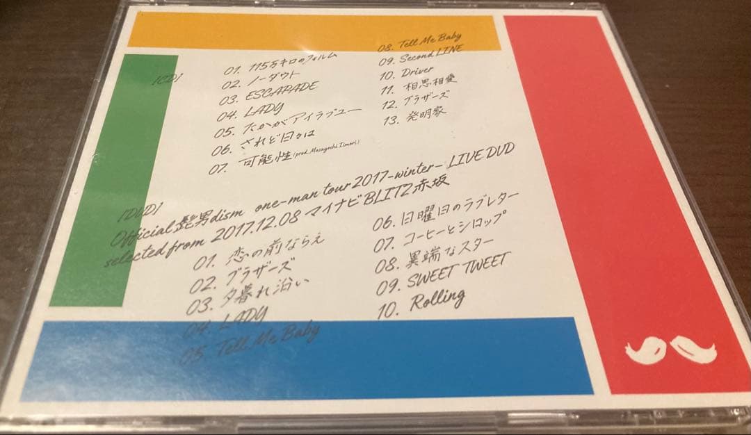 直筆サイン入りOfficial髭男dism エスカパレード 初回盤 ステッカー付