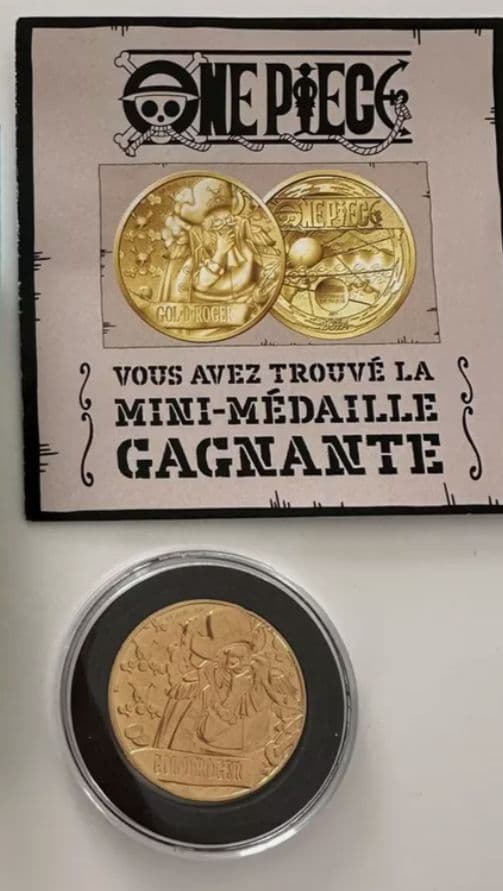 非売品 フランス ワンピース 純金 コイン メダル 25周年記念 ロジャー