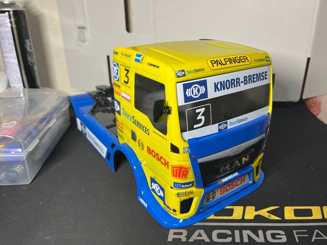 TAMIYA TEAM HAHN RACING MAN TGS ボディ 完成品