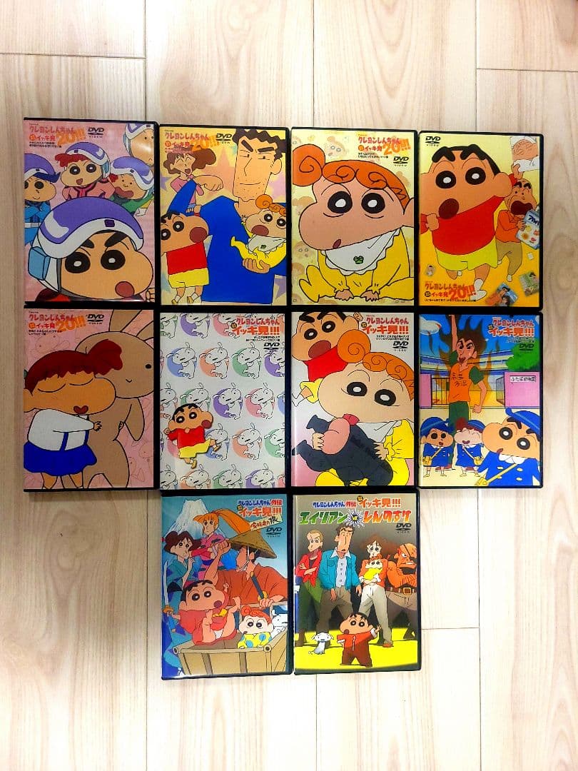 クレヨンしんちゃん DVD まとめ売り 10本セット イッキ見 - メルカリ