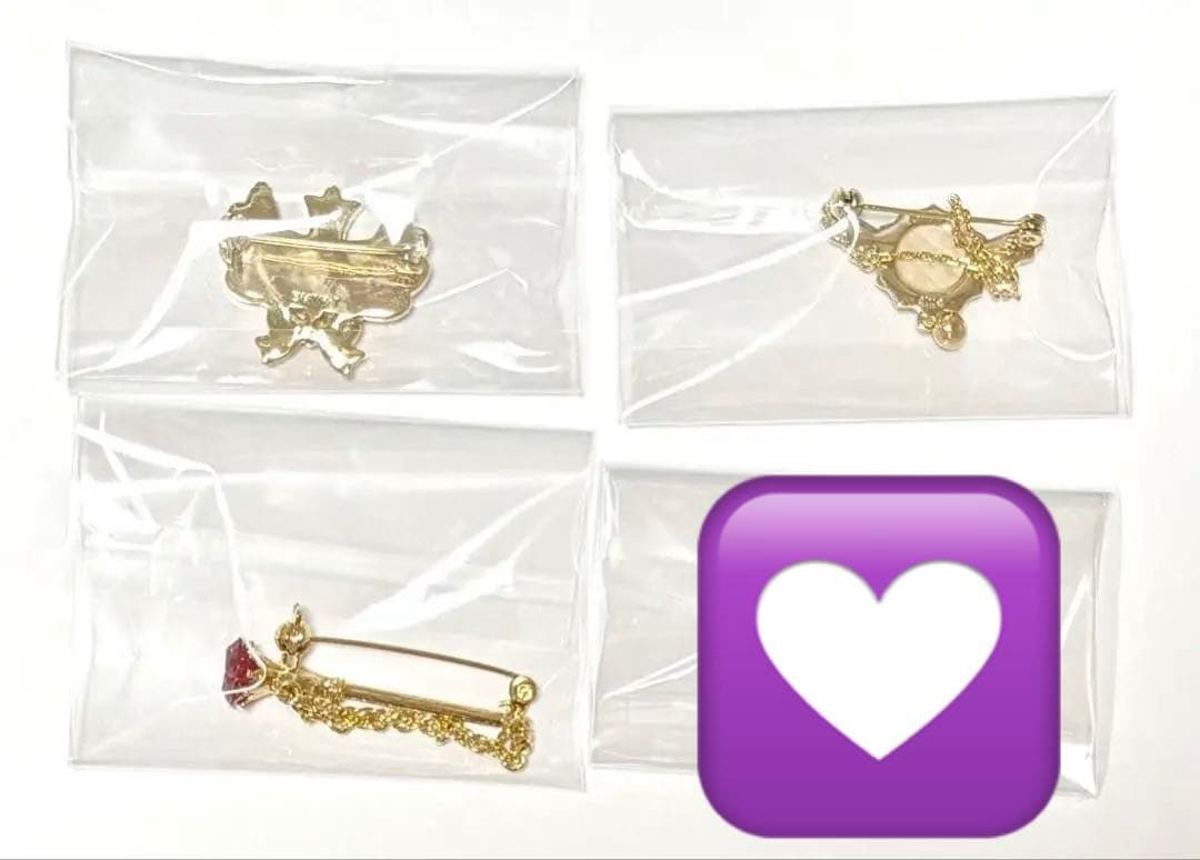 怪盗セイントテール 韓国限定 clue ブローチ4点セット - メルカリ