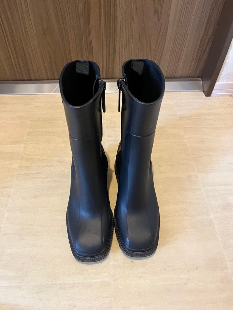 エマフランシス emma francis レインブーツ ブラック - メルカリ