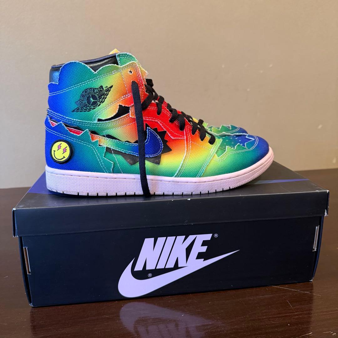 J Balvin × Air Jordan1 High OG \"Rainbow\"
