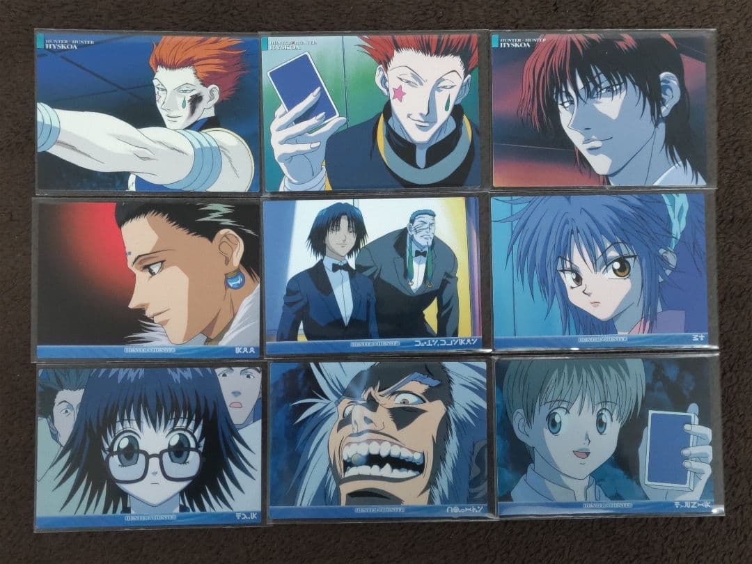 HUNTER×HUNTER カードダスマスターズ 初版 ９枚セット 28〜36 PSA 9 / 8 Hunter x Hunter Gon & Killua & Kurapika & Leorio MT
