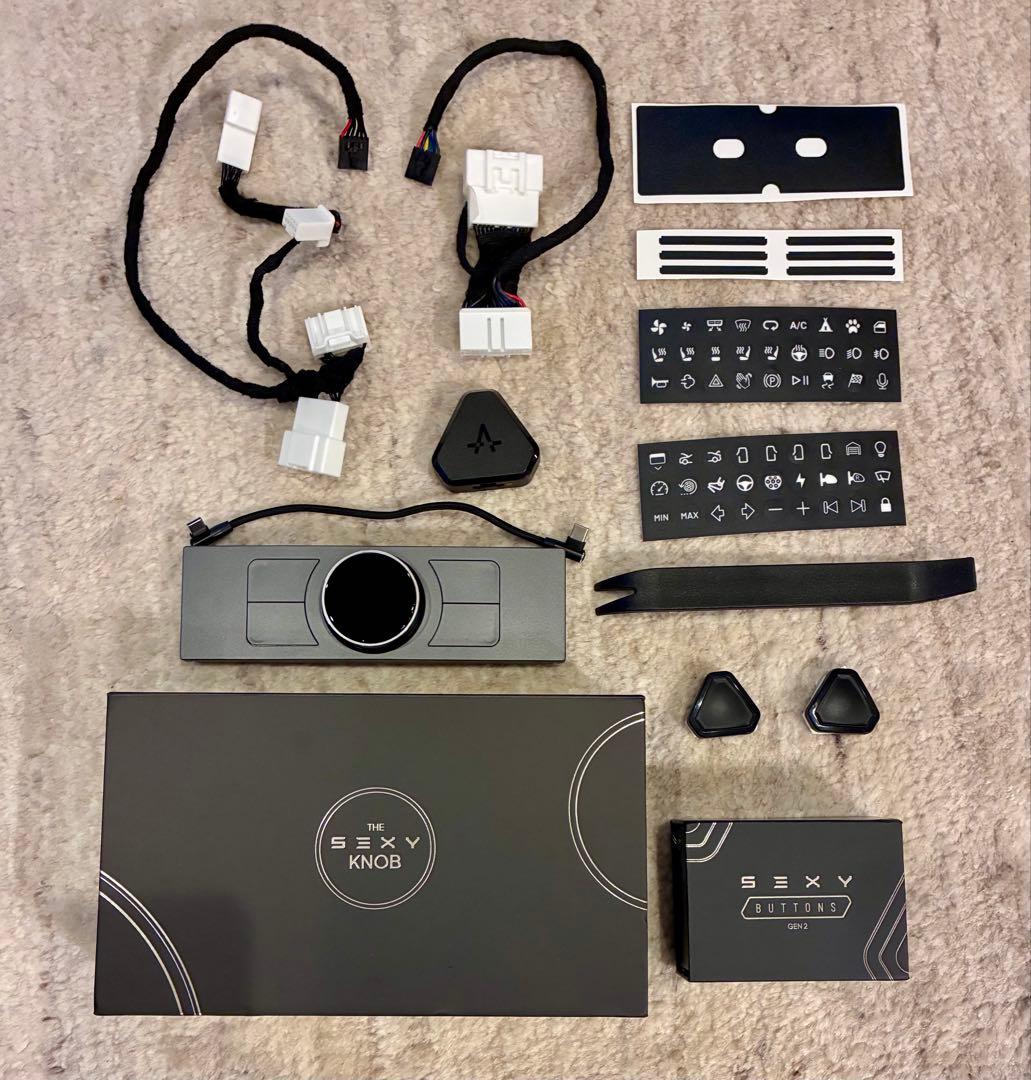 S3XY Knob & S3XY Button x２個 TESLA MODEL3 S3XY Knob Tesla Model 3 / Y Rotary Function Controller - get SEXY