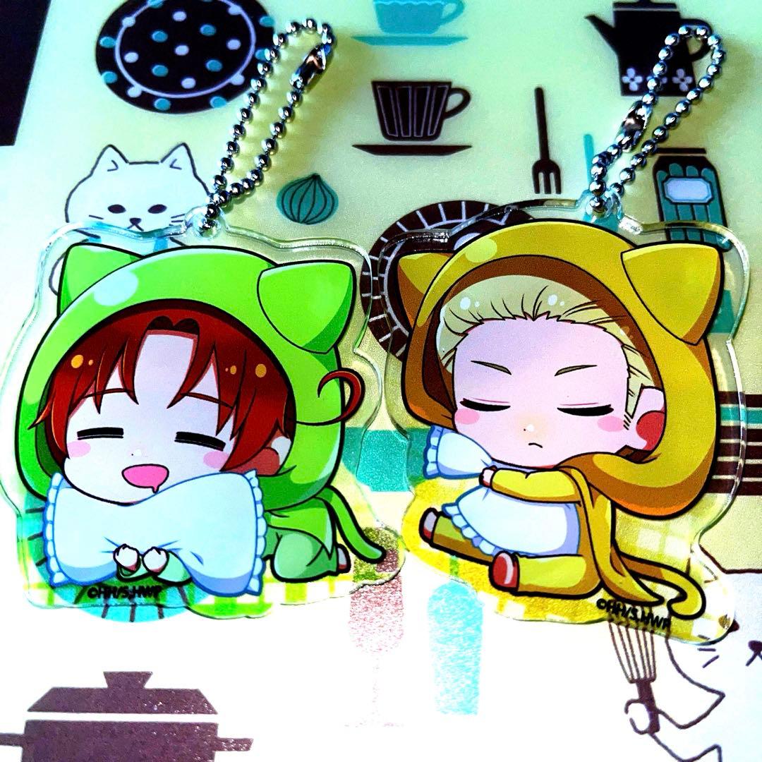 ヘタリアWorld☆Starsキーホルダーセット ヘタリア World☆Stars」ラバーキーホルダー(全8種)がアニメイトより