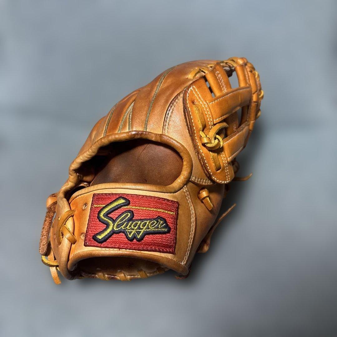 久保田スラッガー　軟式用　グローブ　外野手用　磯貝流型付　KSN-23SE 久保田スラッガー KSN-23SE 外野手用 グラブ ヘリ革 交換 メンテナンス