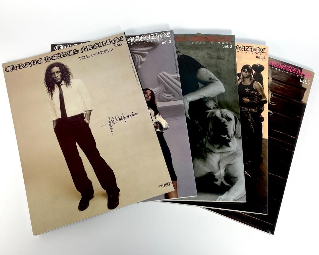 ☆『クロムハーツ・マガジン』vol.1〜 vol.5 Chrome Hearts - メルカリ