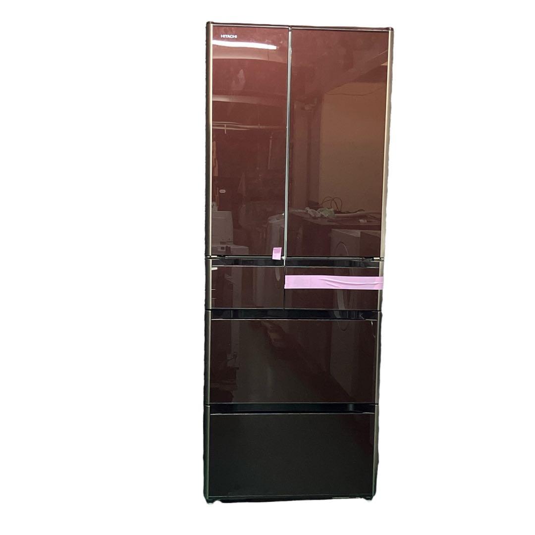 AT5 HITACHI ノンフロン冷凍冷蔵庫 R-G4800F XT ブラウン AT5 HITACHI ノンフロン冷凍冷蔵庫 R-G4800F XT ブラウン AT5 HITACHI