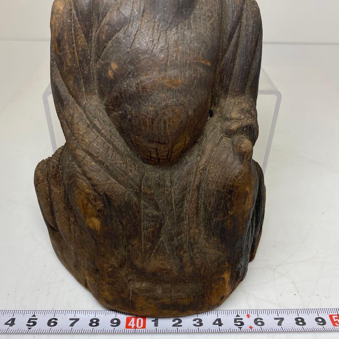 平安〜鎌倉時代 木彫仏像 21㎝ タトチ 東さ8-0120② - メルカリ