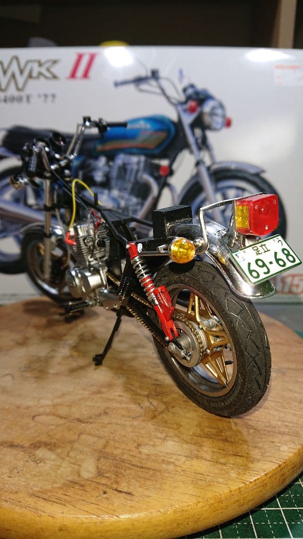 アオシマHONDA CB400T (改)タミヤ ハセガワ フジミ - メルカリ