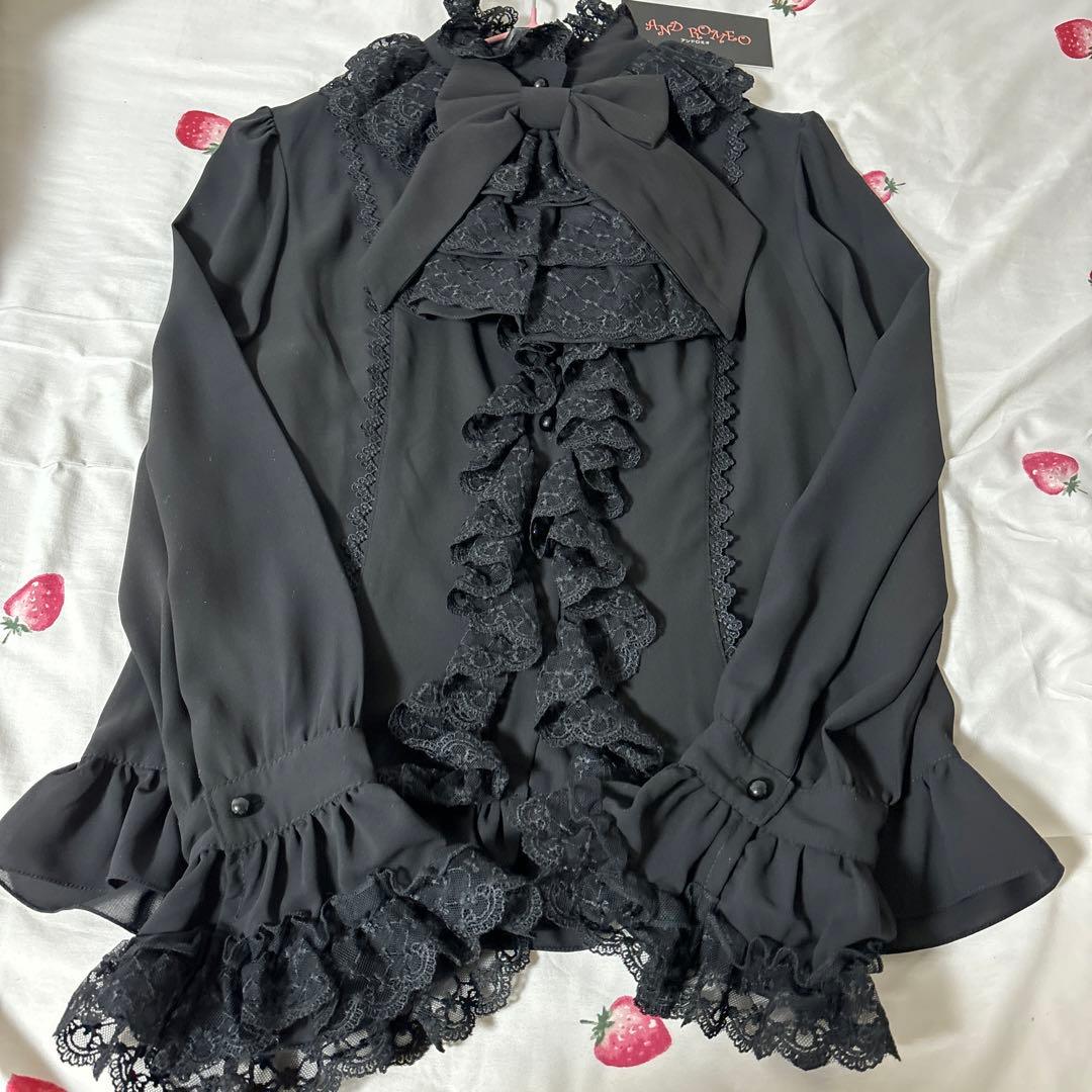 アンドロミオ　ゴシック　セットアップ　ブラック ゴスロリブランド AND ROMEO(アンドロミオ) 超ボリュームパニエと