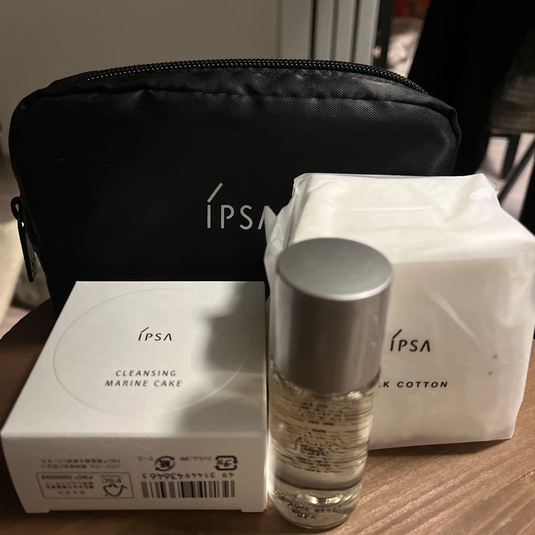 新品未開封】 IPSA クレンジング マリンケイクeコットン 化粧水4点