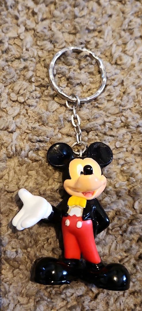 東京ディズニーランド ミッキーマウス ストラップ 鈴 キーホルダー 手