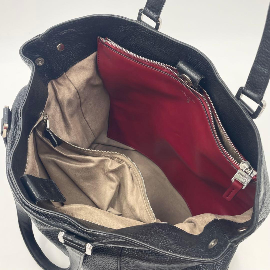 極上】セラピアン MILANO トートバッグ+クラッチバッグ 肩掛け 大容量