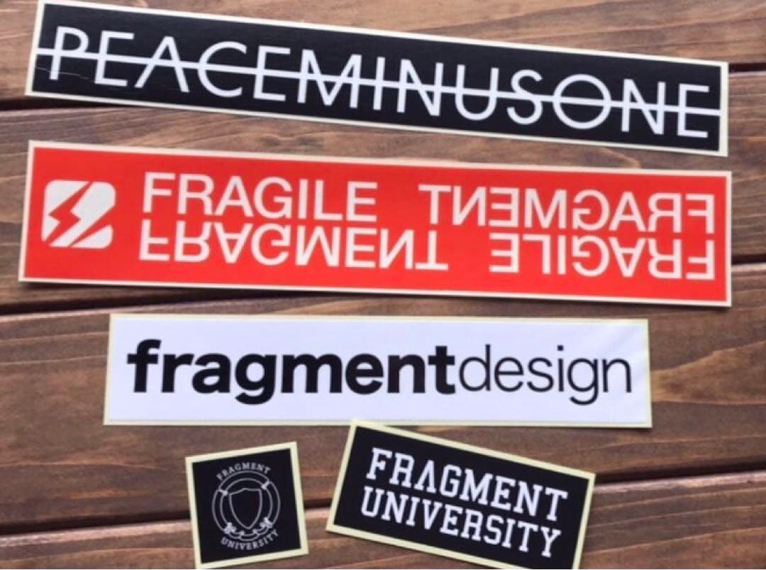 FRAGMENT藤原ヒロシ & PEACEMINUSONE ステッカー - メルカリ