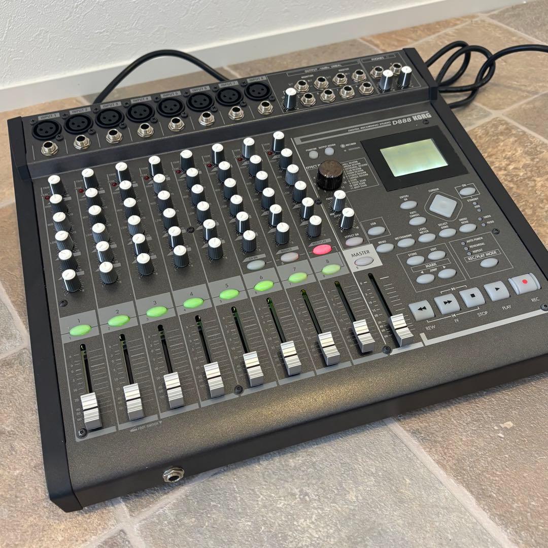 【美品】KORG D888 コルグ ミキサー デジタル レコーダー　- MTR KORG D888 Digital Recording Studio Multi Track Recorder Mixer
