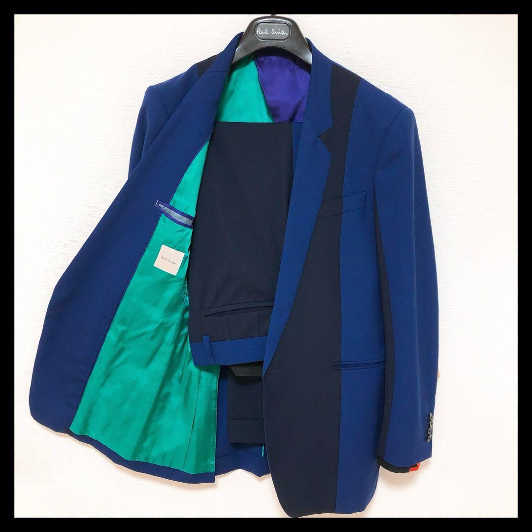 美品】定価15万 ポールスミス セットアップスーツ MSサイズ 無地