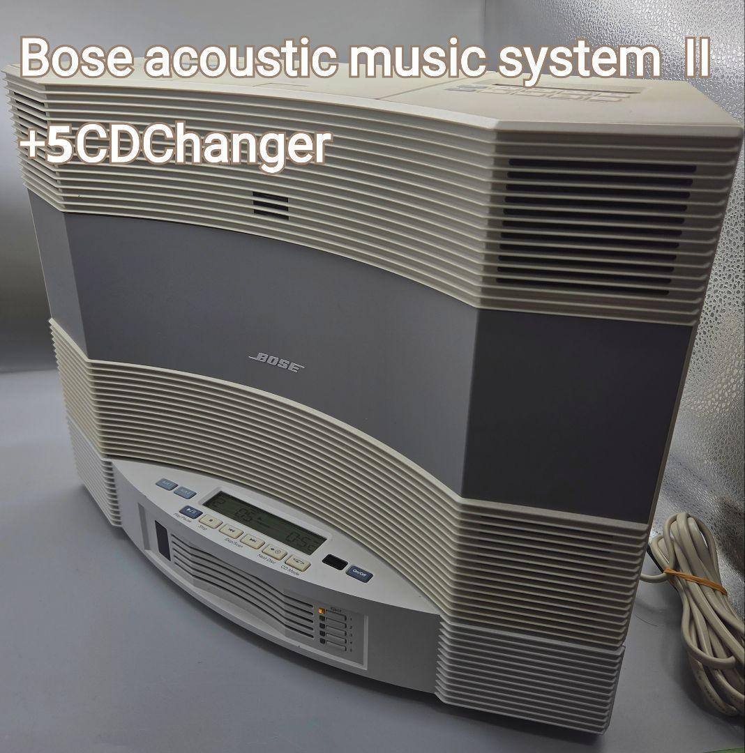 BOSE アコースティックウェーブミュージックシステムⅡ 本体＆CDチェンジャー Amazon.com: Bose Acoustic Wave Music System and 5-CD Multi Disc